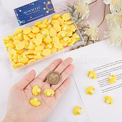 80Pcs Opaque Resin Cabochons&nbsp;RESI-SC0002-63