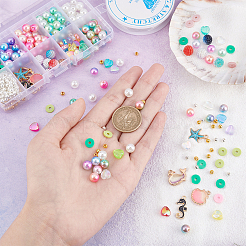 DIY Ocean Theme Bracelet Making Kits for Kid&nbsp;DIY-NB0007-14