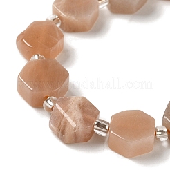 Natural Sunstone Beads Strands&nbsp;G-P534-A09-01