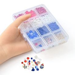 DIY Independence Day Jewelry Making Finding Kit&nbsp;DIY-YW0006-85