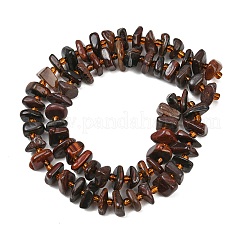 Dyed Natural Red Tiger Eye Beads Strands&nbsp;GG-CBA3A44-B14-01