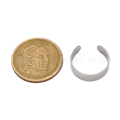 304 Stainless Steel Open Cuff Rings&nbsp;RJEW-G335-01A
