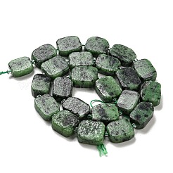 Natural Ruby in Zoisite Beads Strands&nbsp;G-Z043-A06-01