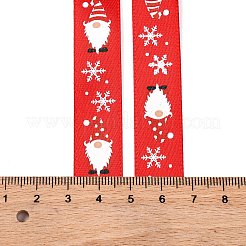5 Yards Christmas Polyester Printed Ribbon&nbsp;OCOR-A008-01B