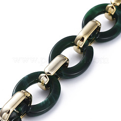 Handmade CCB Plastic Cable Chains&nbsp;AJEW-JB00682