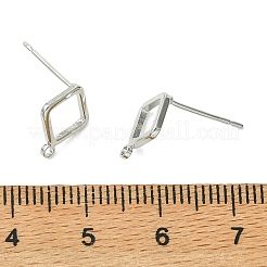 SHEGRACE Brass Stud Earring Findings&nbsp;XGRQ6H756-900P