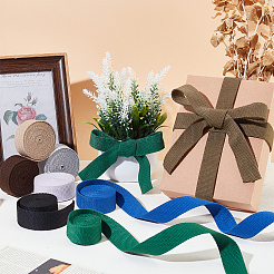 16 Yards 8 Colors Flat Polycotton Bands&nbsp;OCOR-PH0002-50A