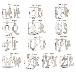 304 Stainless Steel Letter Pendants&nbsp;STAS-CJ0001-42