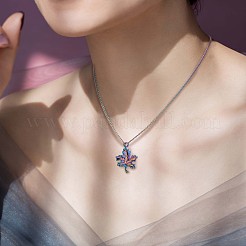 14 Pcs Flower & Leaf Themed 316L Surgical Stainless Steel Pendants&nbsp;JX098A