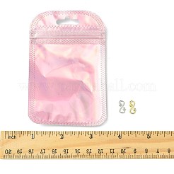 4Pcs 2 Colors Brass S-Hook Clasps&nbsp;KK-FS0001-75