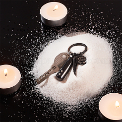304 Stainless Steel Memorial Urn Ashes Keychains&nbsp;KEYC-WH0027-95