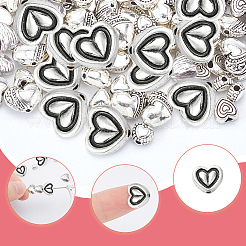 Alloy Beads Heart&nbsp;FIND-SP0002-19A