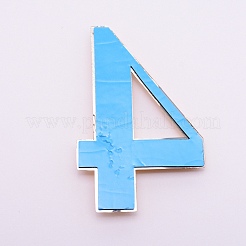 Plastic & PVC Number Sign Labels&nbsp;X-KY-WH0023-B04-02