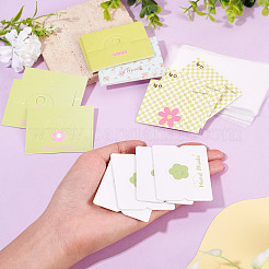 50Pcs 5 Styles Paper Foldable Header Cards&nbsp;CDIS-TA0001-53