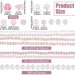 Transparent Glass Beads Set&nbsp;GLAA-YW0004-99