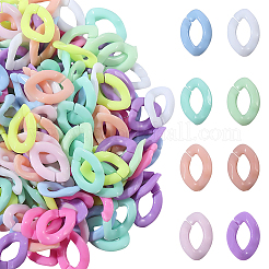 800Pcs Opaque Acrylic Linking Rings&nbsp;MACR-SP0002-13