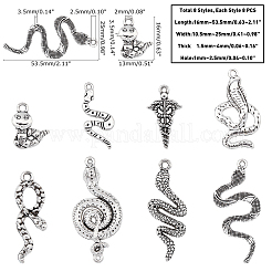Tibetan Style Alloy Pendants&nbsp;PALLOY-PH0001-07AS
