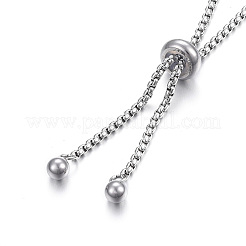 Non-Tarnish Adjustable 201 Stainless Steel Bracelet Making&nbsp;STAS-F183-10P-A