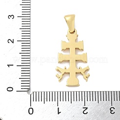 304 Stainless Steel Pendants&nbsp;STAS-H231-02B-G