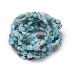 Natural Larimar Stretch Beaded Bracelets&nbsp;BJEW-K213-C21