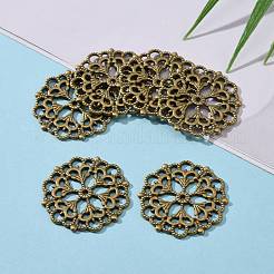 Tibetan Style Filigree Joiners Links&nbsp;TIBE-A11623-AB-FF
