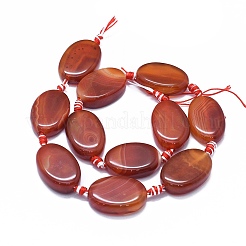 Natural Banded Agate/Striped Agate Beads Strands&nbsp;G-I245-66A