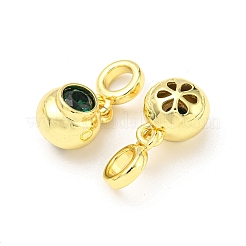 Brass with Cubic Zirconia Pendants&nbsp;FIND-Z023-21B