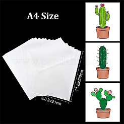 A4 PET Printable Heat Transfer Papers&nbsp;LS-DIY-WH0043-11A