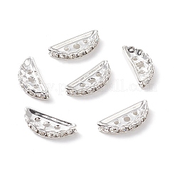 Brass Middle East Rhinestone Bridge Spacers&nbsp;RB-RSB024NF-2