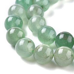 Natural Green Aventurine Beads Strands&nbsp;G-Q462-8mm-20A