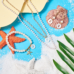 24Pcs 12 Style Natural Freshwater Shell Charms&nbsp;SHEL-KS0001-04
