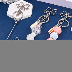 10Pcs Alloy Keychain Clasps&nbsp;KEYC-SC0001-80B