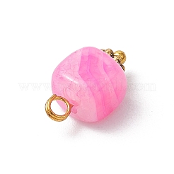 Dyed Natural Agate Cube Charms&nbsp;PALLOY-JF03963