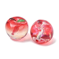 Electroplate Transparent Resin Imitation Food Beads&nbsp;RE-CBABCB4-02B