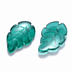 Transparent Baking Paint Glass Pendants&nbsp;DGLA-T002-03