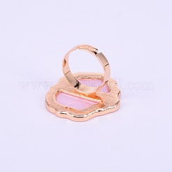 Adjustable Resin Palette Rings&nbsp;MRMJ-WH0060-71A