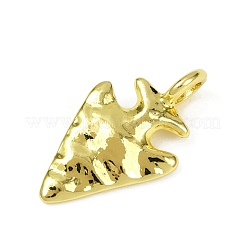 Textured Brass Pendants&nbsp;KK-M322-18G