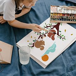 Plastic Reusable Drawing Painting Stencils Templates&nbsp;DIY-WH0202-298