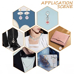50Pcs 5 Colors Alloy Enamel Pendants&nbsp;ENAM-CJ0004-27