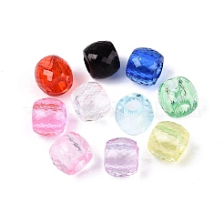Transparent Acrylic European Beads&nbsp;OACR-Q200-09