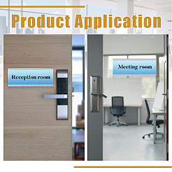 8Pcs Aluminium Alloy Commodity Label Display&nbsp;FIND-BC0019-69B-02