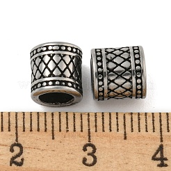 Retro 304 Stainless Steel European Beads&nbsp;STAS-B071-03AS