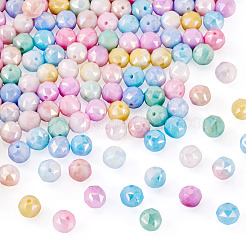 135Pcs 9 Colors Anti-Tarnish Electroplate Glass Beads Strands&nbsp;GLAA-TA0003-61