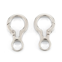 Zinc Alloy Spring Gate Rings&nbsp;PALLOY-L233-04A-P