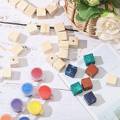 200Pcs Unfinished Wood Beads&nbsp;WOOD-CA0001-80