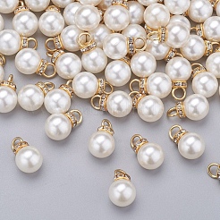 Acrylic Pearl Pendants&nbsp;IFIN-I031-02A-G