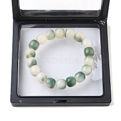 Bodhi Wood Column Beaded Stretch Bracelet for Women&nbsp;BJEW-YW0001-04A