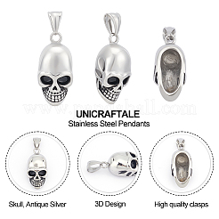 3Pcs 304 Stainless Steel Pendants&nbsp;STAS-UN0043-87