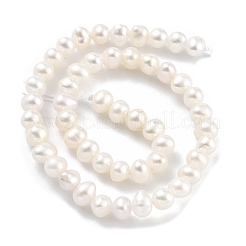 Natural Cultured Freshwater Pearl Beads Strands&nbsp;PEAR-C003-08C
