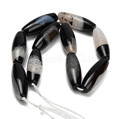 Natural Agate Beads Strands&nbsp;G-L654-G20-01B